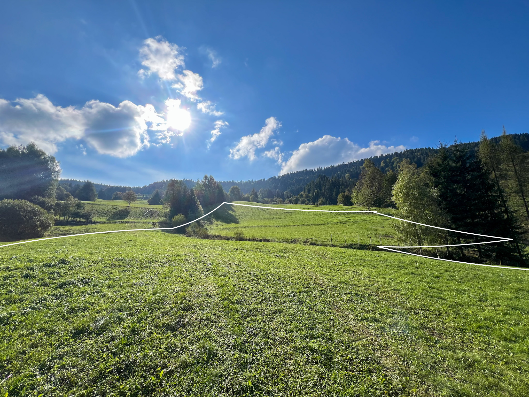 Predaj | Slnečný pozemok 4 912 m² – Zázrivá, Hotel Havrania