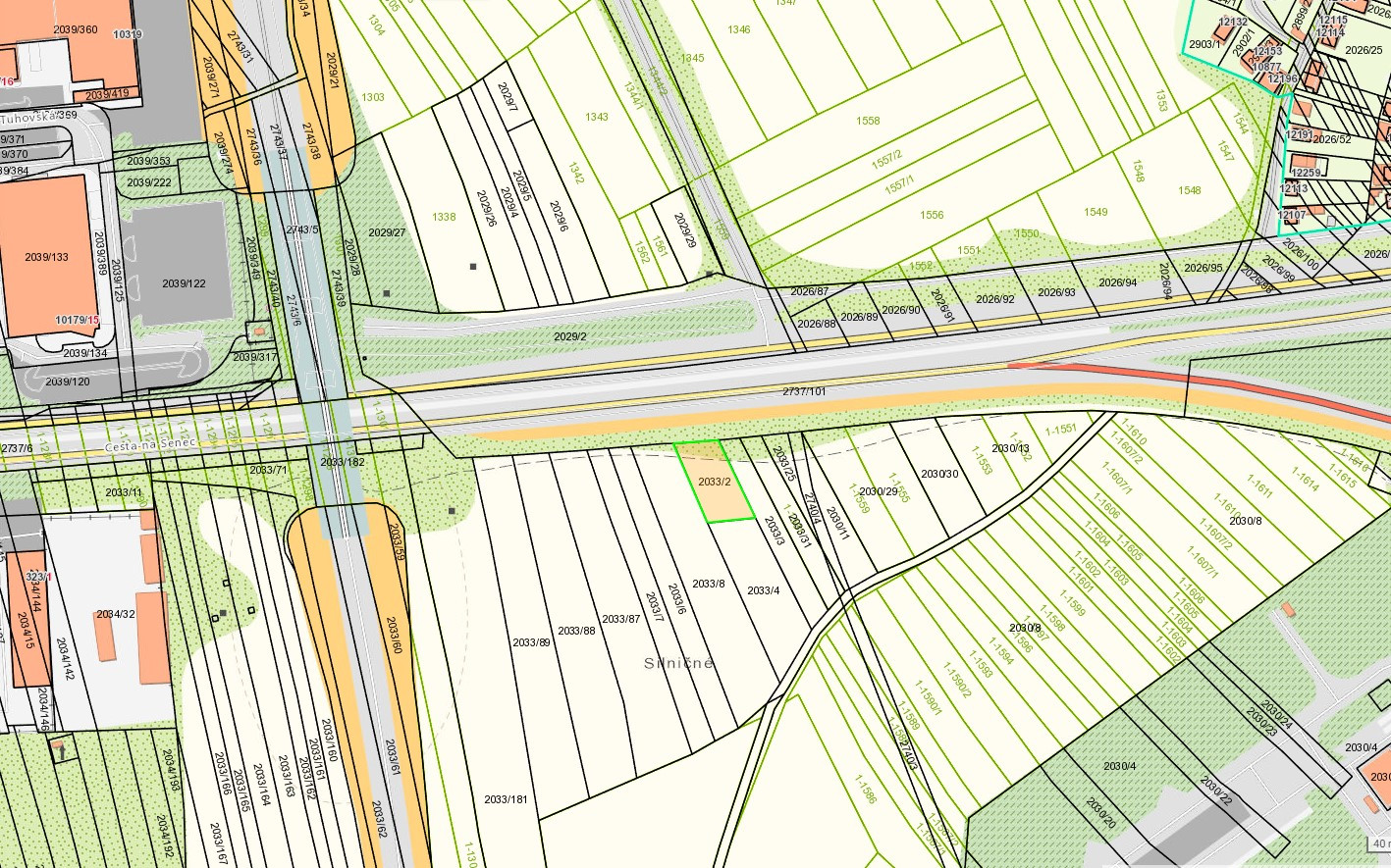 PREDAJ – POZEMOK, 7213 m2, CESTA NA SENEC