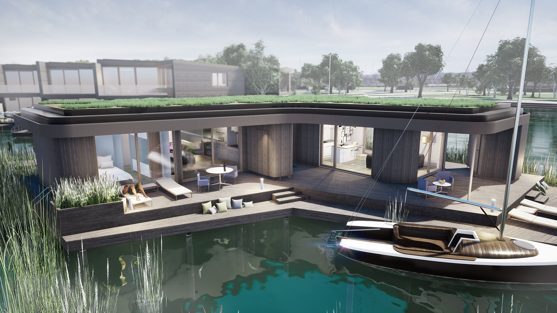 AM HAFEN – predaj nadčasových apartmánov, jazero Neusiedl am see, Rakúsko.