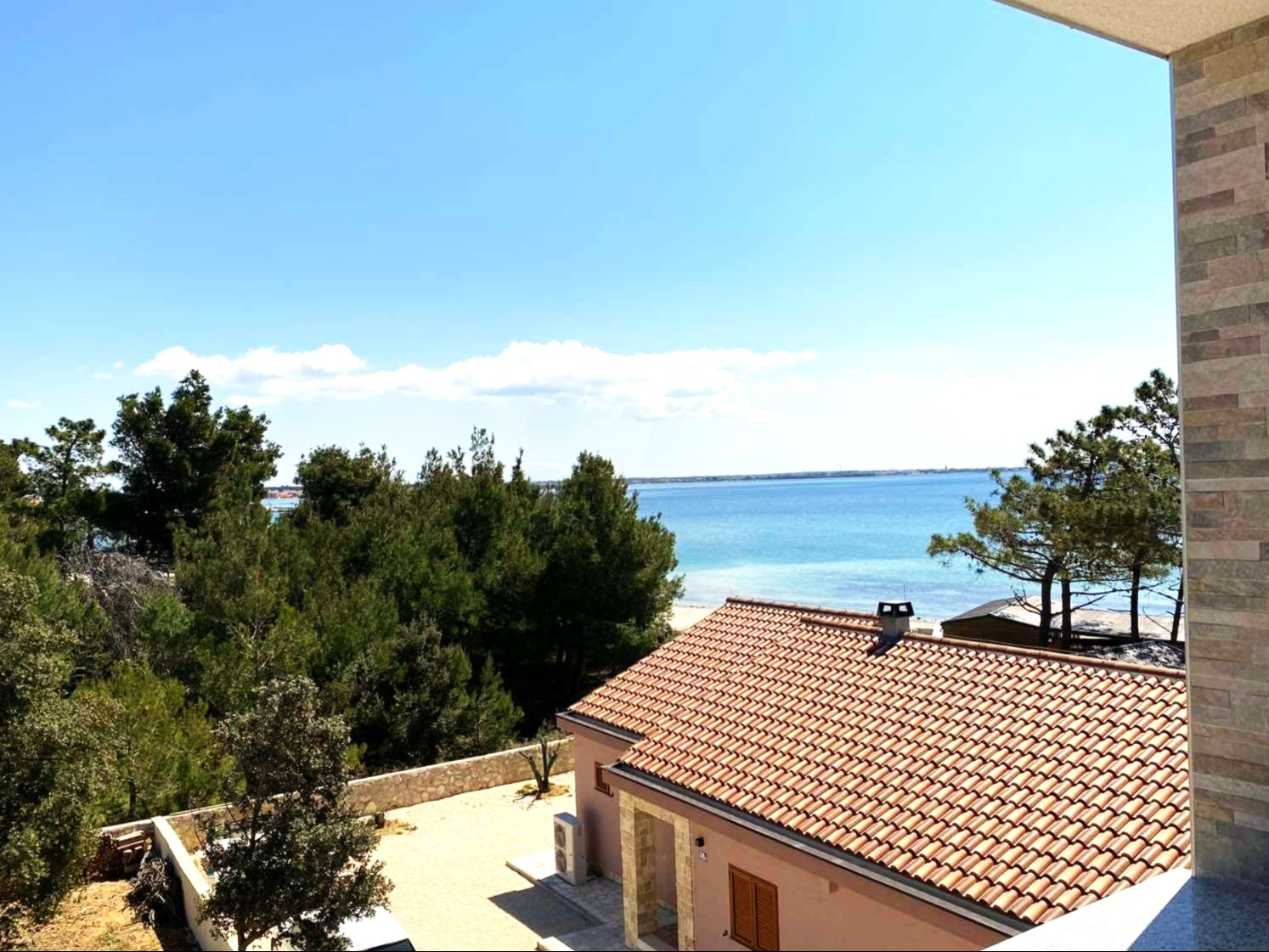 Apartmán, 3i, s krásnym výhľadom na more, ostrov Vir.