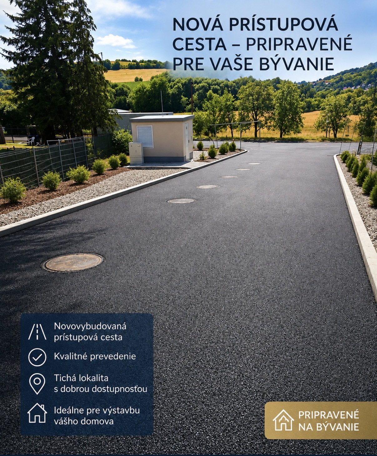 Stavebné pozemky Skalka nad Váhom