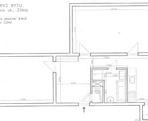 Predaj | Priestranný 2-izbový byt s parketami, Hlinská