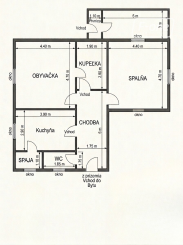 Nadštandardný 2i tehlový byt (69 m²) na rekonštrukciu