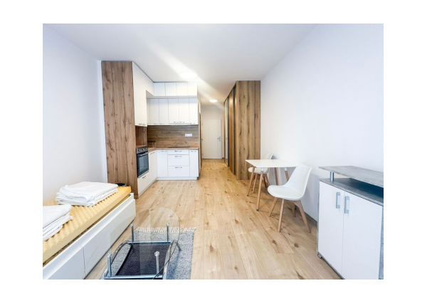 Prenájom | Moderná garsónka so zariadením a balkónom, KNM