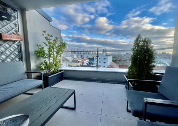 Exkluzívny penthouse 75 m² s terasou a panorámou