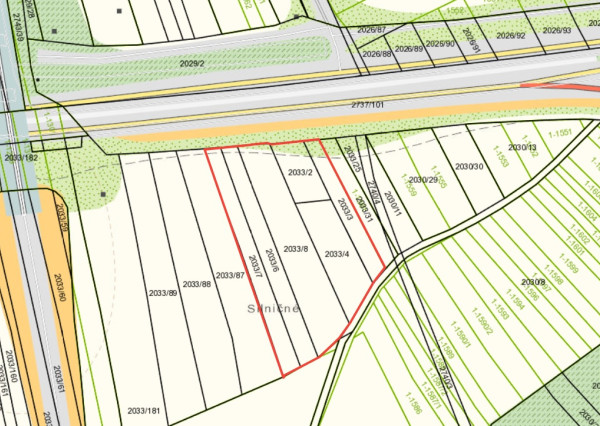 PREDAJ – POZEMOK, 7213 m2, CESTA NA SENEC