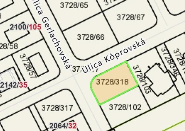 Stavebný pozemok Veľká lomnica